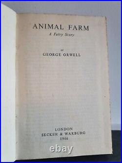 George Orwell Animal Farm 1946. Third Impression