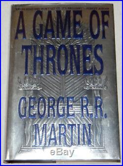 George RR Martin A Game of Thrones, Book 1 Hardcover 1st Edition 1st Print VG