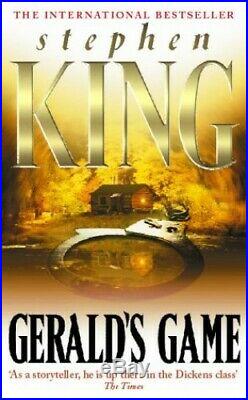 Gerald's Game by King, Stephen Paperback Book The Cheap Fast Free Post