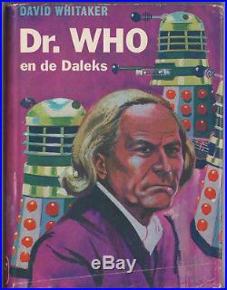 Giga-rare 1966 DUTCH hb of Doctor Who and the Daleks Dr Who en de Daleks