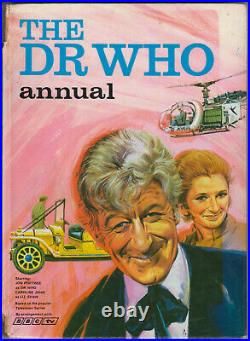Giga-rare Doctor Who Annual 1970. The pink Pertwee one! % to charity do