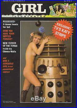 Giga-rare Katy Manning Girl Illustrated'adult' mag. Original edn. Doctor Who
