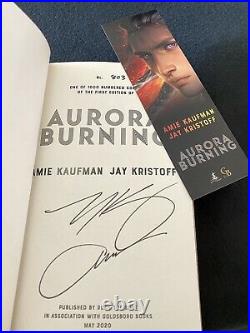 Goldsboro Exclusive Aurora Burning SIGNED SPRAYED New Jay Kristoff Amie Kaufman