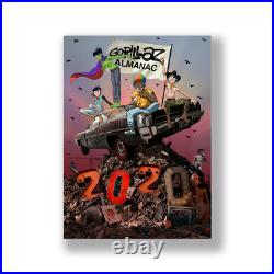 Gorillaz Almanac 2020 Deluxe Limited Edition Signed Sticker Sheet Book 1/1 CD