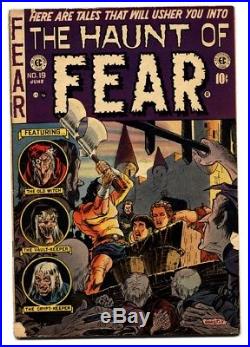 HAUNT OF FEAR #19 comic book 1953-EC-FOUL PLAY-DECAPITATION-SOTI