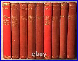 HG Wells collection. London Editions 1933. 9 Volume Set (Hardback, 1933) RARE