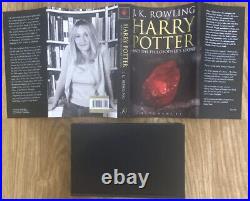 Harry Potter 1st Edition Adult Hardcover Set 7 Books First Print Boxed Like NEW