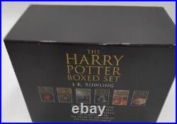 Harry Potter 1st Edition Adult Hardcover Set 7 Books First Print Boxed Like NEW