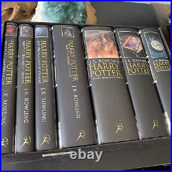 Harry Potter Complete Set Adult Hardbacks All Rare First Print UK Bloomsbury 1st