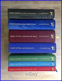 Harry Potter Deluxe Edition Set of all 7 books 4 first editions included