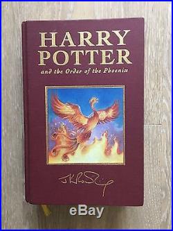 Harry Potter Deluxe Edition Set of all 7 books 4 first editions included