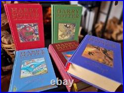 Harry Potter Deluxe Signature Edition Books 1 5 Gold Edges. 1st Edition Set