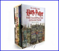 Harry Potter The Illustrated Collection (Books 1-3 Boxed Set) Hardcover NEW