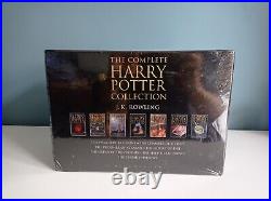 Harry Potter UK 1st Edition Adult Hardcover Box Set 7 Books Sealed JK Rowling