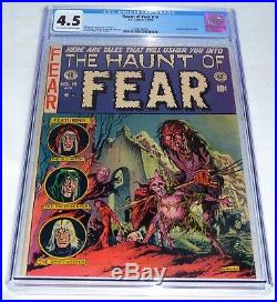 Haunt of Fear #14 E. C. EC Comics 7-8/52 CGC 4.5 Origin of the Old Witch Key Book
