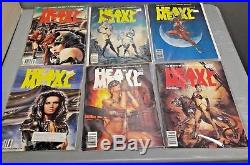 Heavy Metal Magazine Lot Of 63 Books Science Fiction