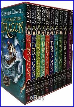 Hiccup How to Train Your Dragon Collection 10 Books Box Gift Set Cressida Cowell