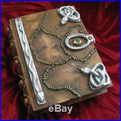 Hocus Pocus book of spells- wooden hideaway book box. Sanderson Sisters, horror