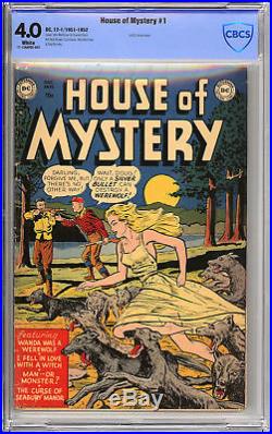 House of Mystery #1 1st DC Horror Book CBCS 4.0