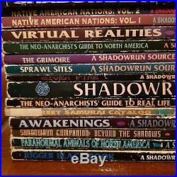 Huge Shadowrun Collection 28 Books & Dmz & Novels Rpg Roleplaying Fasa Osr Rare