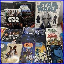 Huge Star Wars Books Bundle Job Lot Annuals Novels Paperbacks Collectibles V60