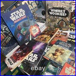 Huge Star Wars Books Bundle Job Lot Annuals Novels Paperbacks Collectibles V60