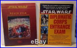 Huge Star Wars Role Playing Game RPG Lot, West End Games, 17 books + extras