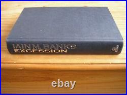 IAIN M. BANKS EXCESSION 1st/1st HB/DJ 1996 SIGNED CULTURE SERIES