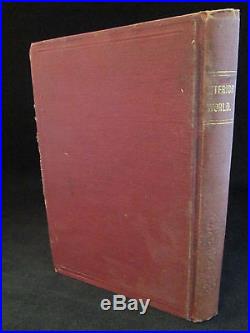 INTERIOR WORLD 1885 Washington L. Tower RARE Signed by Pub SCIENCE FICTION Book