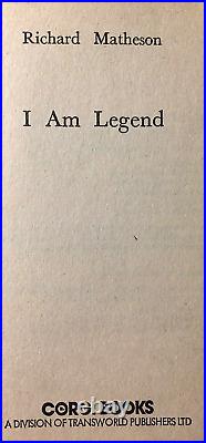 I Am Legend by Richard Matheson (Paperback, Corgi Edition, 1977)