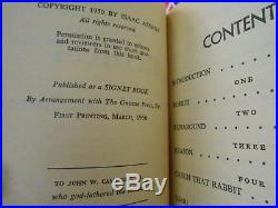 I, Robot by Isaac Asimov (1956, USA) First Printing- Signet Books