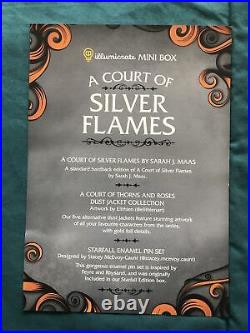 Illumicrate A Court Of Silver Flames Book, Dust Jackets, Pin Owlcrate FairyLoot