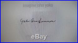 Imagine John Yoko Ono Lennon Collectors Signed Edition Numbered Book Deluxe Rare