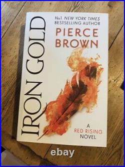 Iron Gold by Pierce Brown (Signed, First UK Edition, Hardcover in Jacket)
