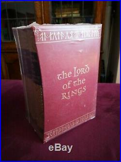 JRR Tolkien Lord Of The Rings Trilogy Hardback Book Set Folio Society NEW
