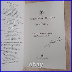 J. R. R Tolkien Beren and Luthien Signed Alan Lee 1st Ed First printing Hardback