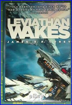 James S. A. Corey LEVIATHAN WAKES book club (and first) hardcover SIGNED