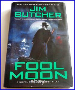 Jim Butcher Fool Moon Hardcover Book 2008 ROC Books USA Dresden Files