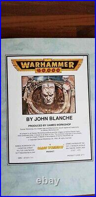 John Blanche Skulz Art Book Warhammer 40k Games Workshop Space Marine Limited Gw