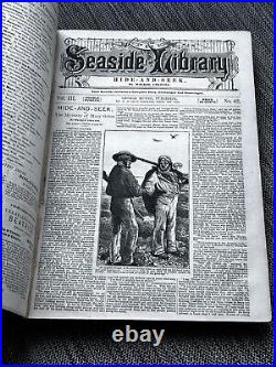 Jules Verne 1877 Hector Servadac 1st Ed Seaside Library 41-50 Wilkie Collins