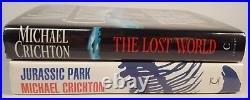 Jurassic Park The Lost World Michael Crichton 2 Book Bundle Vintage HB Century