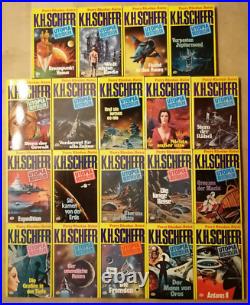 K. H. Scheer Utopia Bestseller 1-44 (Nr. 19 fehlt) Pabel SF TB K249-1