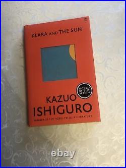 Kazuo Ishiguro Signed Klara and The Sun First Edition, First Print 2021 New