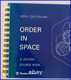 Keith Critchlow Order in Space A Design Source Book 1960s Science & Math Book