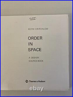 Keith Critchlow Order in Space A Design Source Book 1960s Science & Math Book