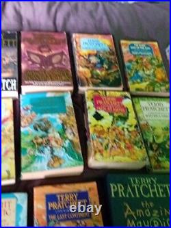 Large Bundle of 28 Terry Pratchett Discworld Novels PB & HB some 1st Edition