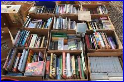 Large Collection 300+ Misc Books History Art Sci-fi & Job Lot Nice 12large Boxes