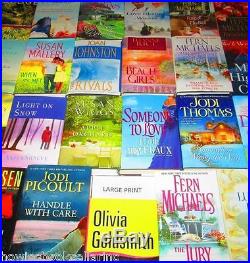Large Print Women's Fiction Book Lot-hardcover/softcover Free Shipping