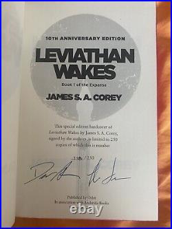 Leviathan Wakes 10th Anniversary Edition. Signed And Numbered (118)