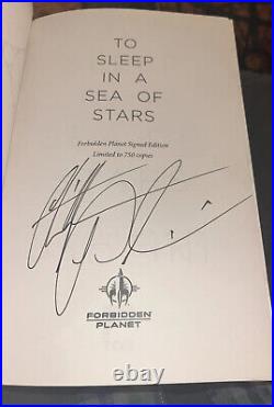 Limited 1st edition signed To Sleep in a Sea of Stars by Christopher Paolini